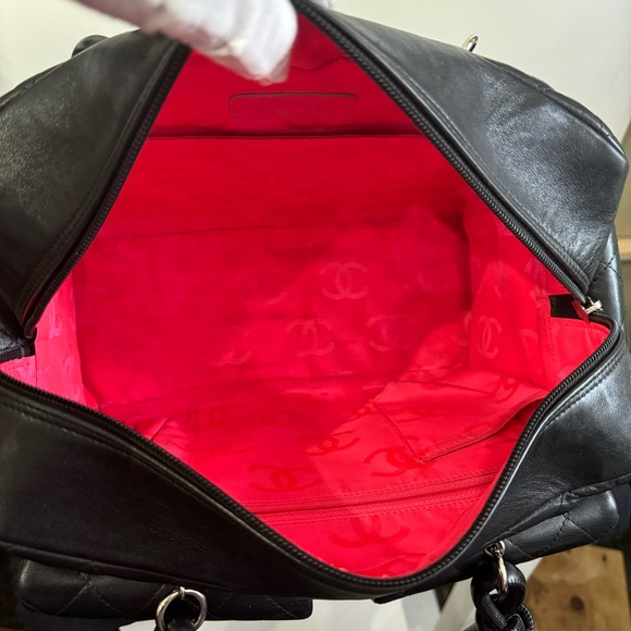 🔥CHANEL Cambon Ligne Black Quilted Leather Multipocket Reporter Bag - Picture 4 of 16